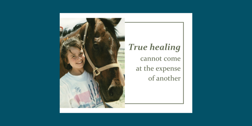 True Healing Cannot Happen at the Expense of Another